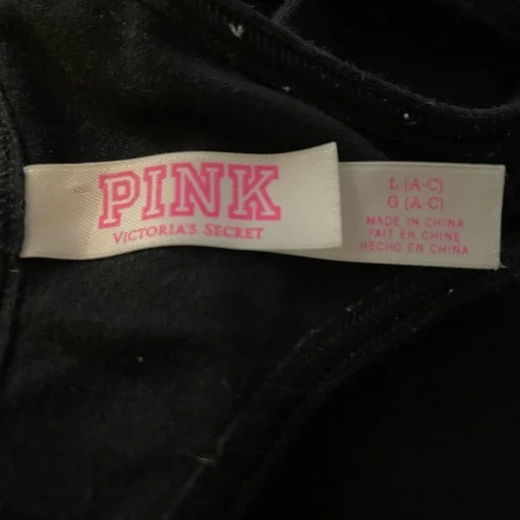 Pink Victoria Secret Elfie Sports Bra - L - Picture 5 of 6